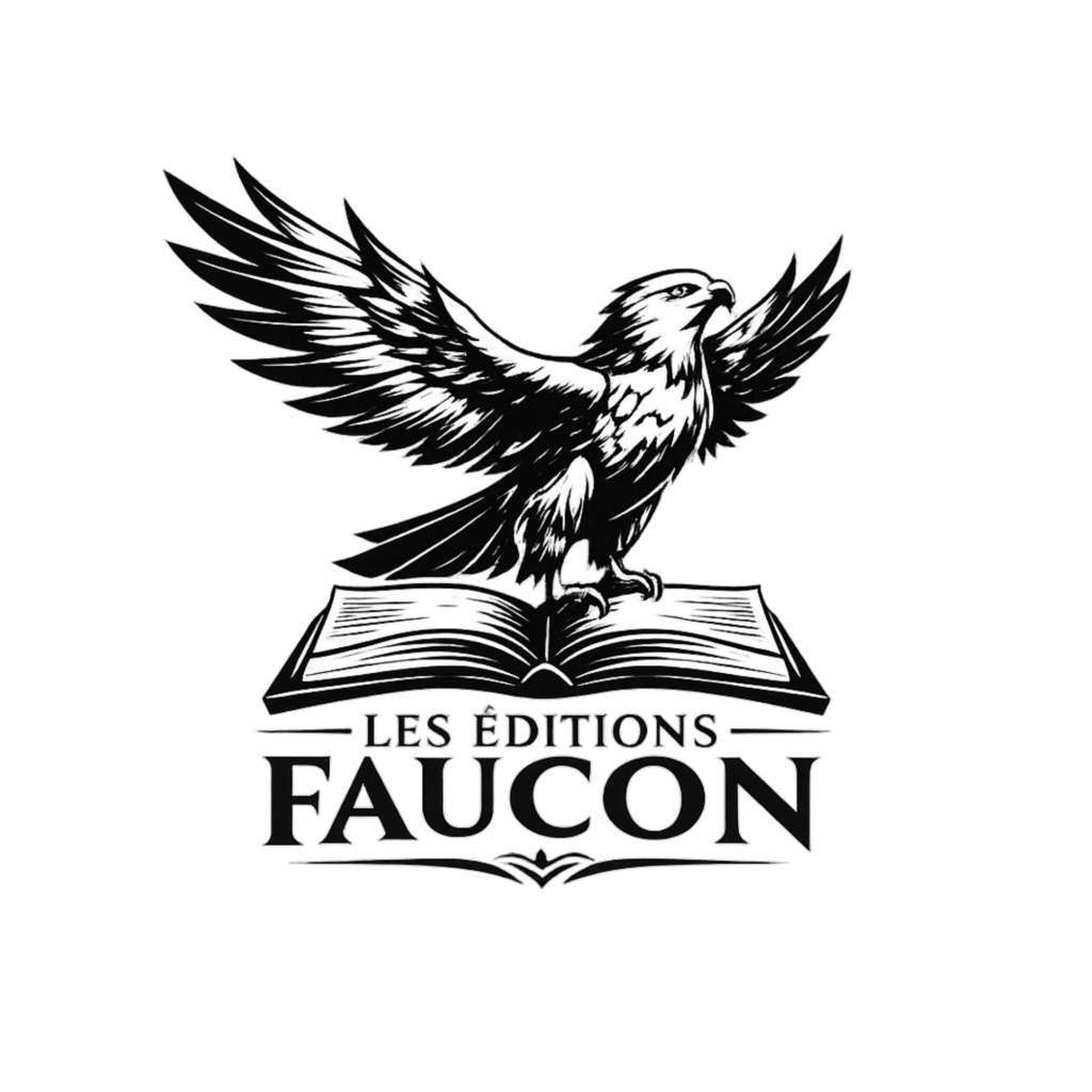 LOGO Les Editions Faucon- Fond blanc